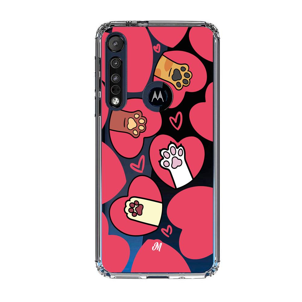 Cases para Motorola G8 plus AMOR DE GATOS - Mandala Cases