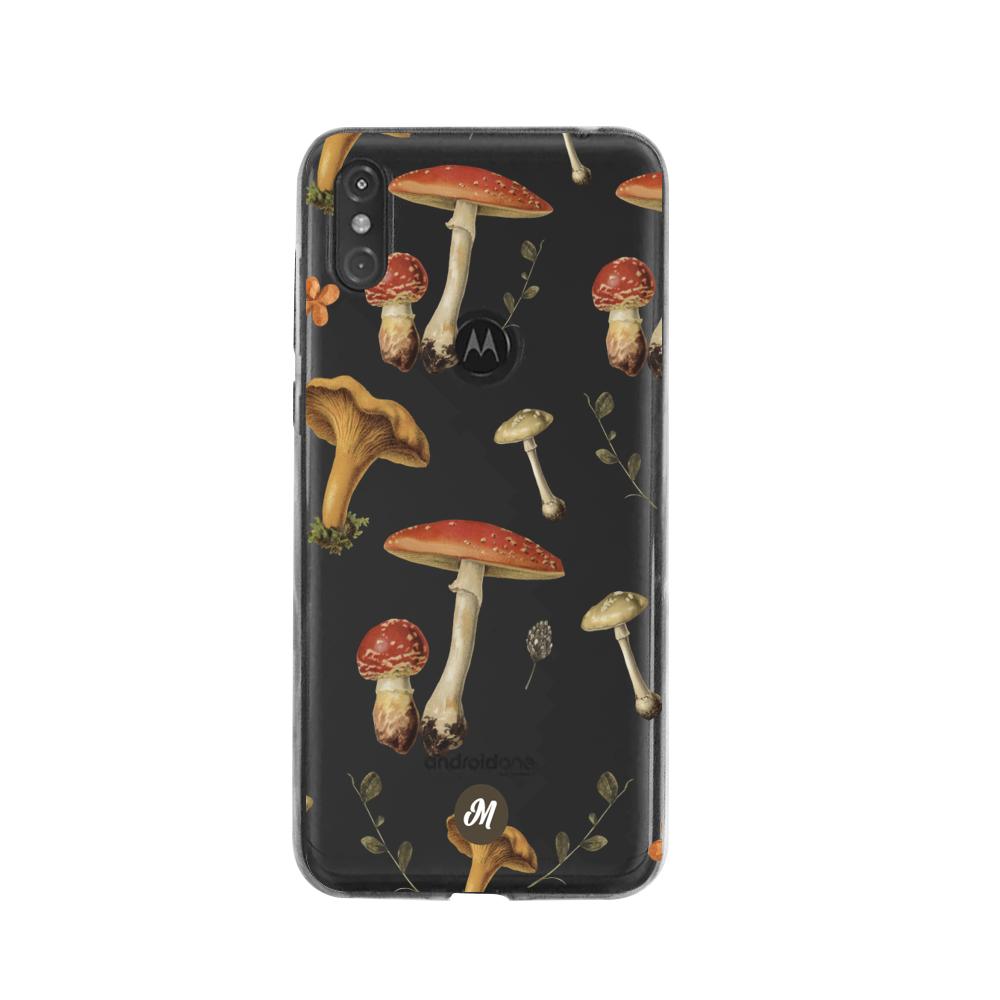 Cases para Moto One Mushroom texture - Mandala Cases