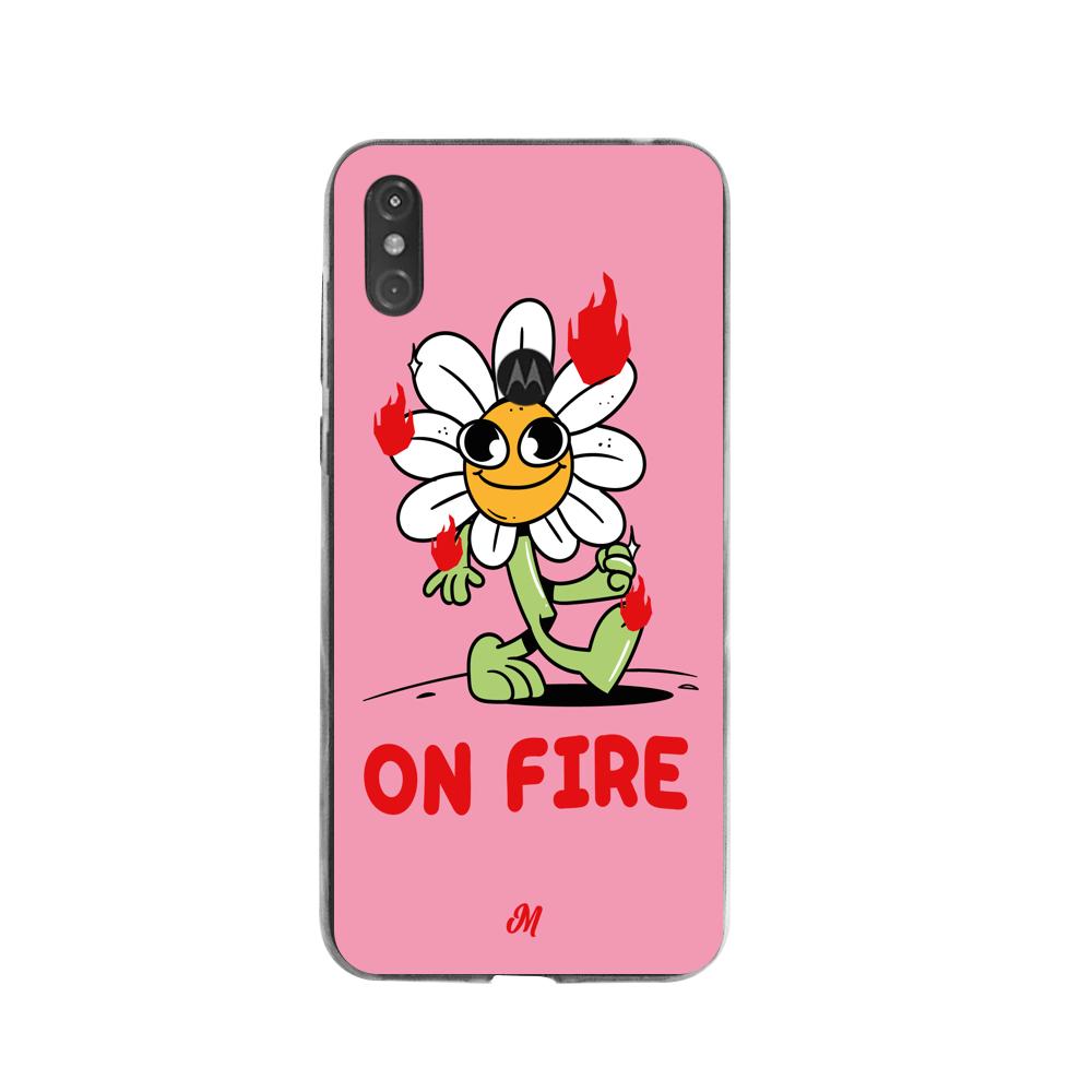 Cases para Moto One ON FIRE - Mandala Cases