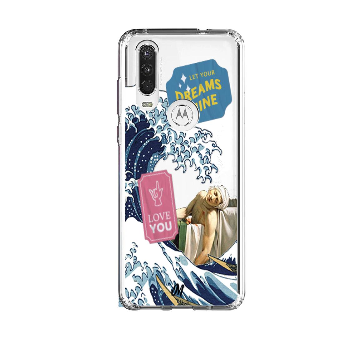 Case para Motorola One Action Ola de sueños - Mandala Cases
