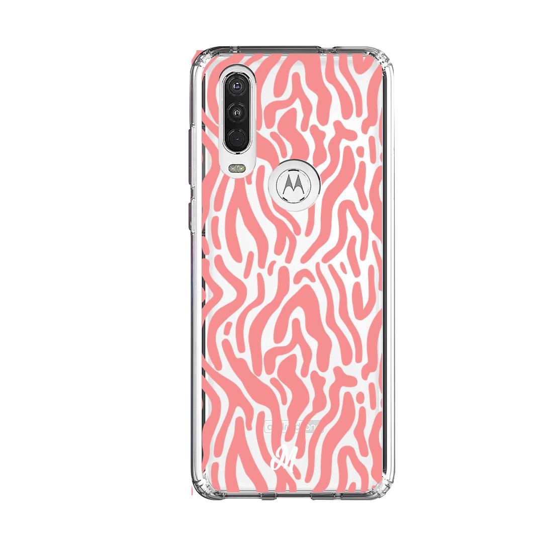 Case para Motorola One Action Líneas Corales - Mandala Cases