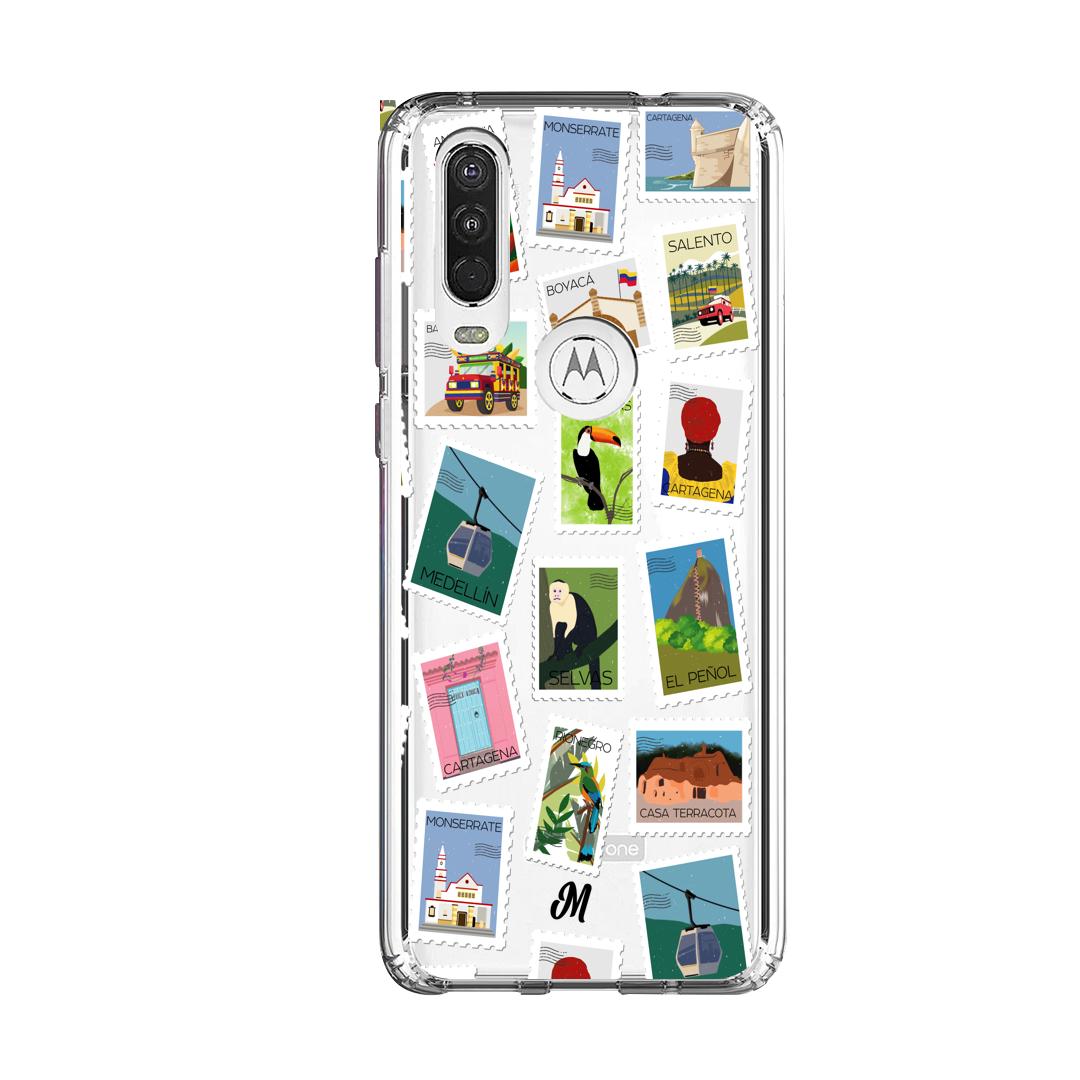 Case para Motorola One Action Estampa de Colombia - Mandala Cases