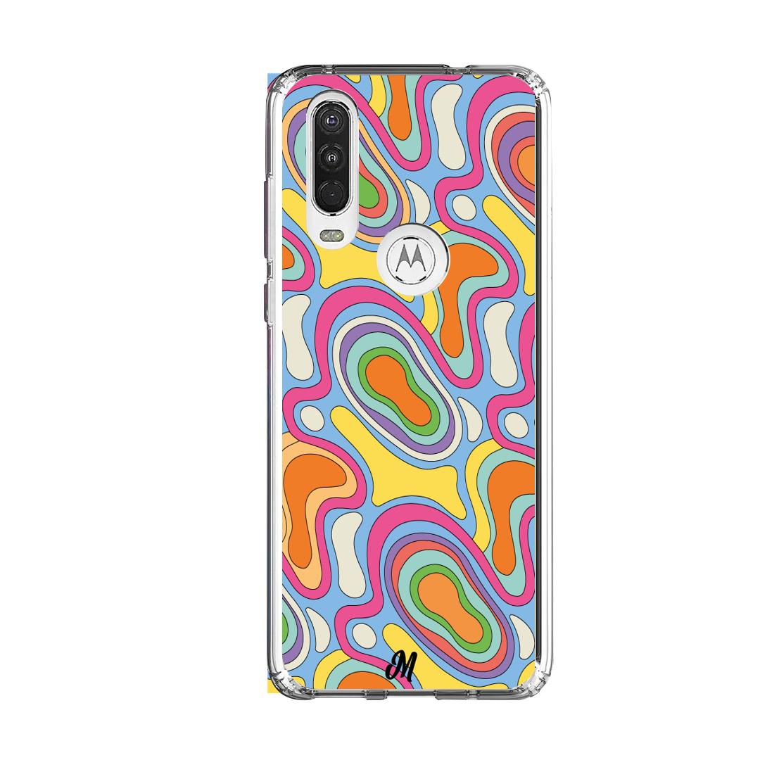 Case para Motorola One Action Hippie Art   - Mandala Cases