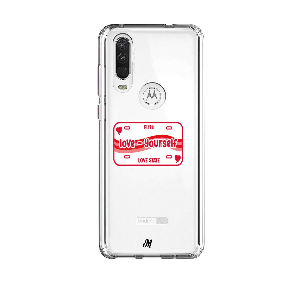 Case para Motorola One Action Love Yourself First - Mandala Cases