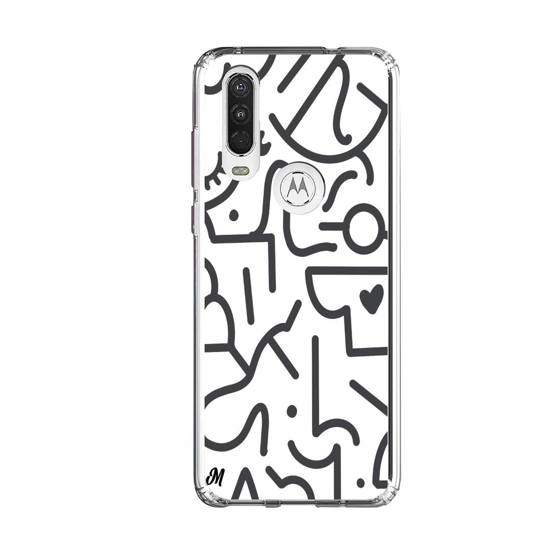 Case para Motorola One Action Arte abstracto - Mandala Cases