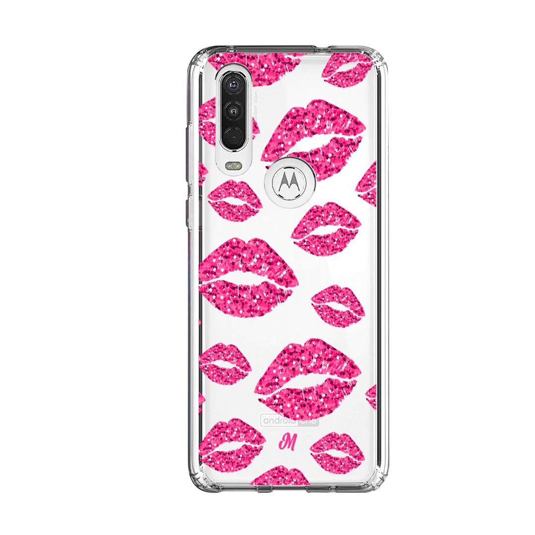 Case para Motorola One Action Glitter kiss - Mandala Cases