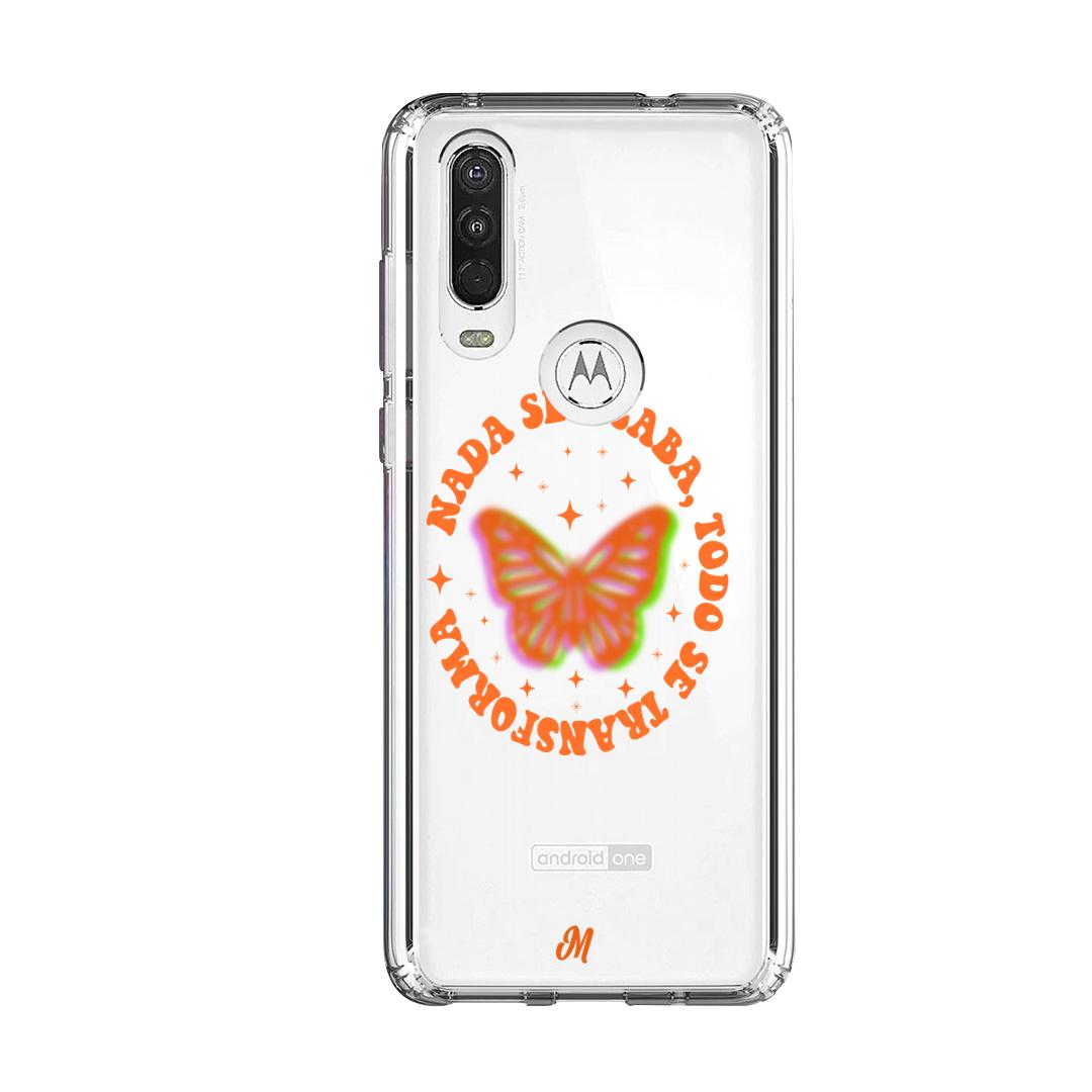 Case para Motorola One Action nada se acaba todo se transforma - Mandala Cases