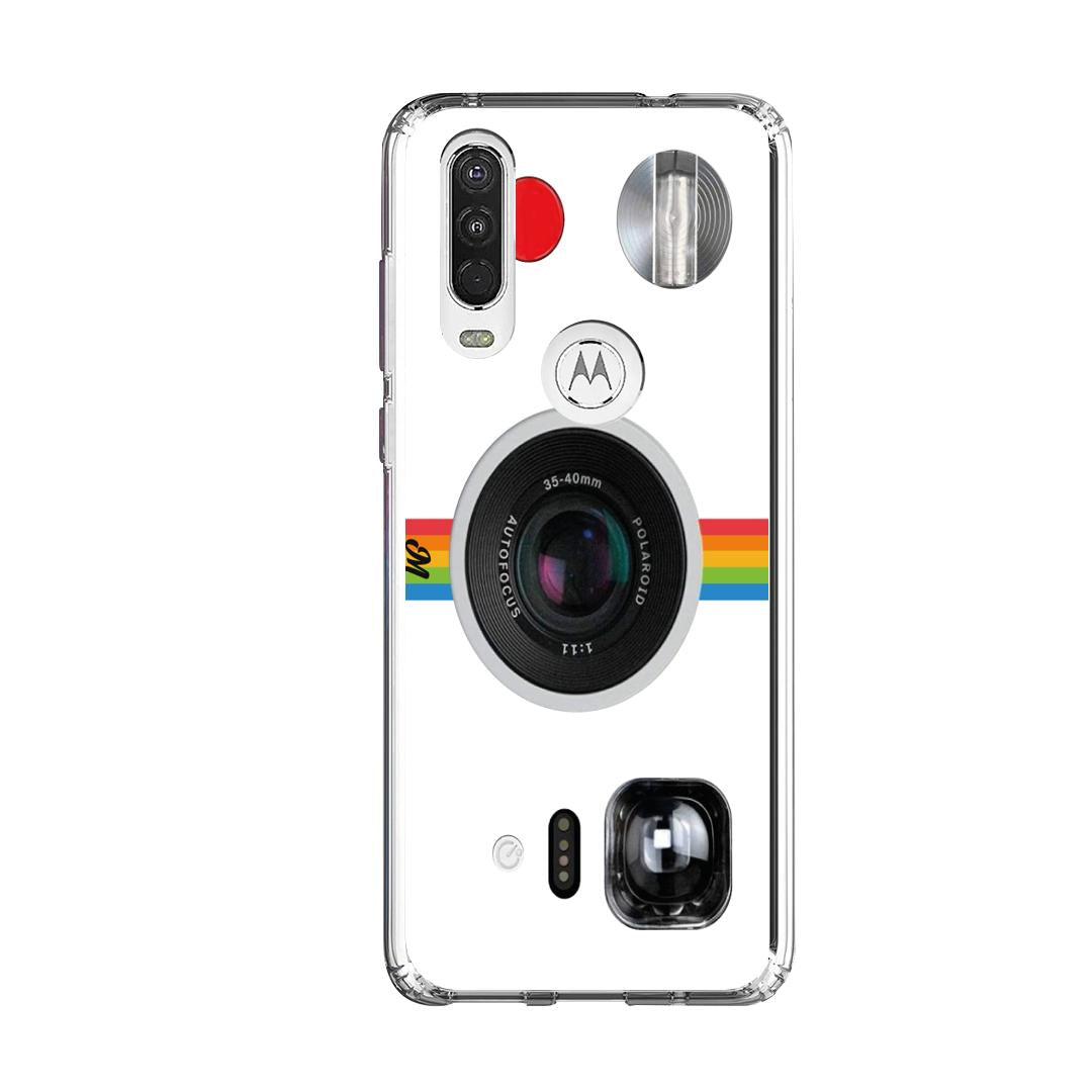 Case para Motorola One Action Cámara Polaroid - Mandala Cases