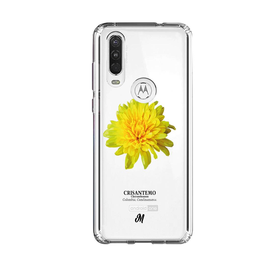 Case para Motorola One Action Crisantemo - Mandala Cases
