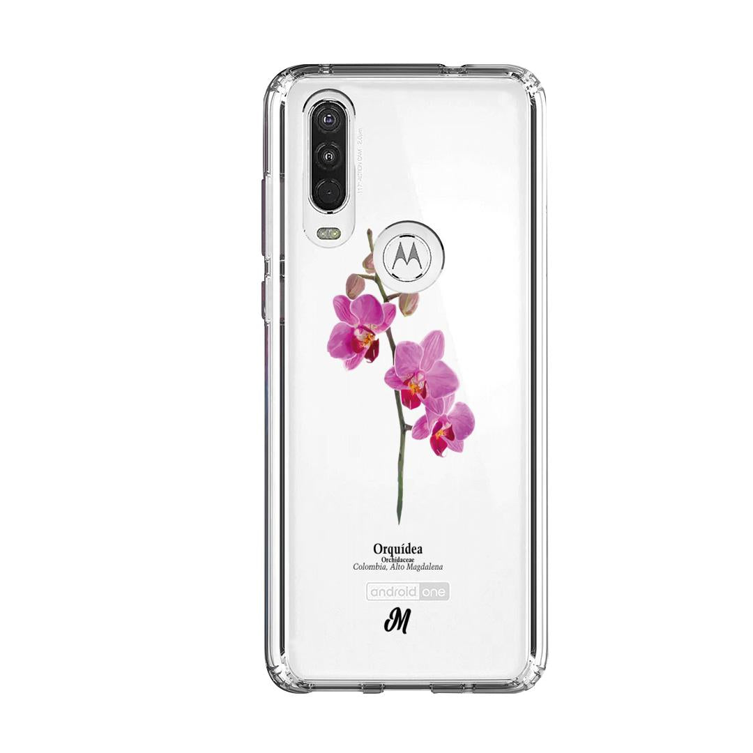 Case para Motorola One Action Ramo de Orquídea - Mandala Cases
