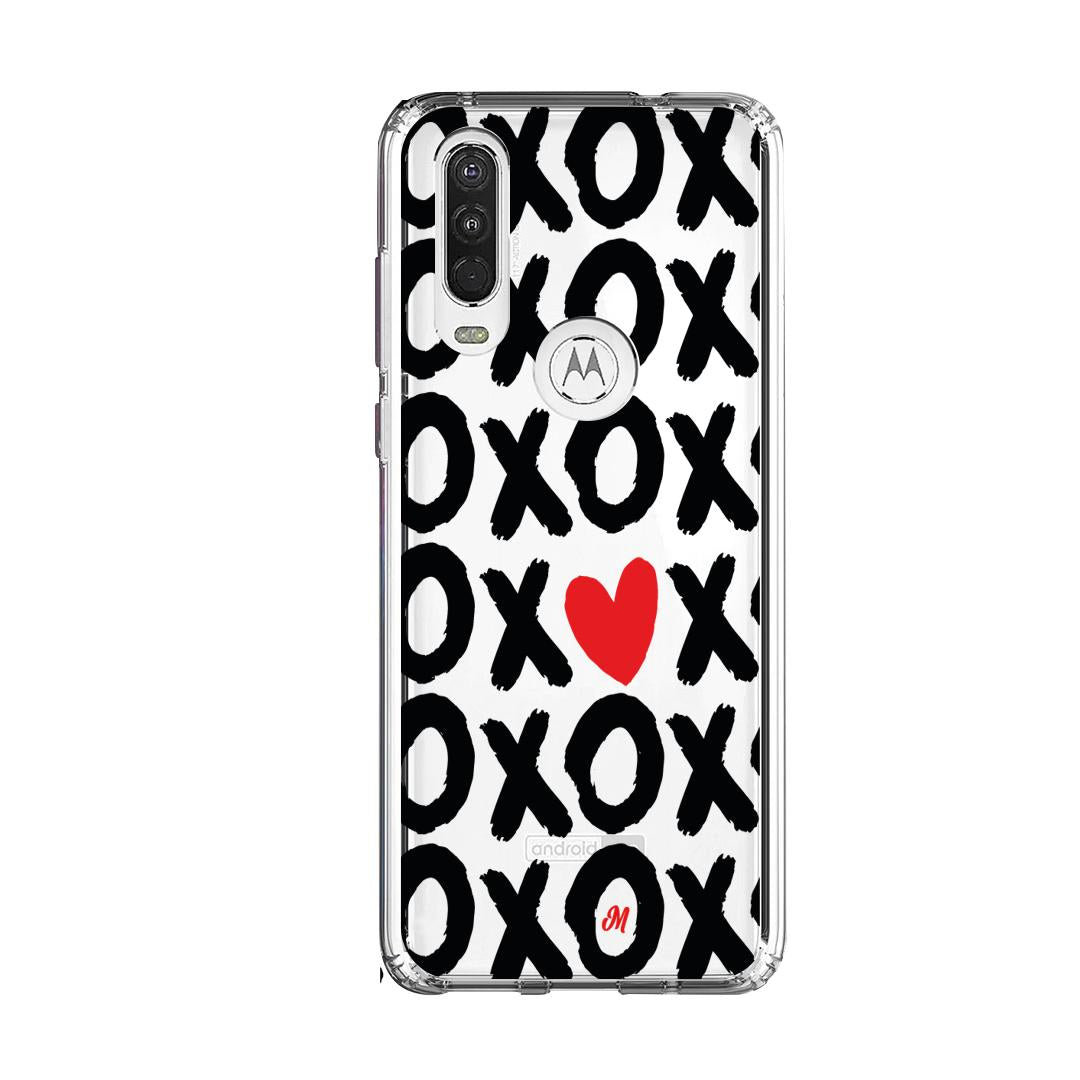Case para Motorola One Action OXOX Besos y Abrazos - Mandala Cases