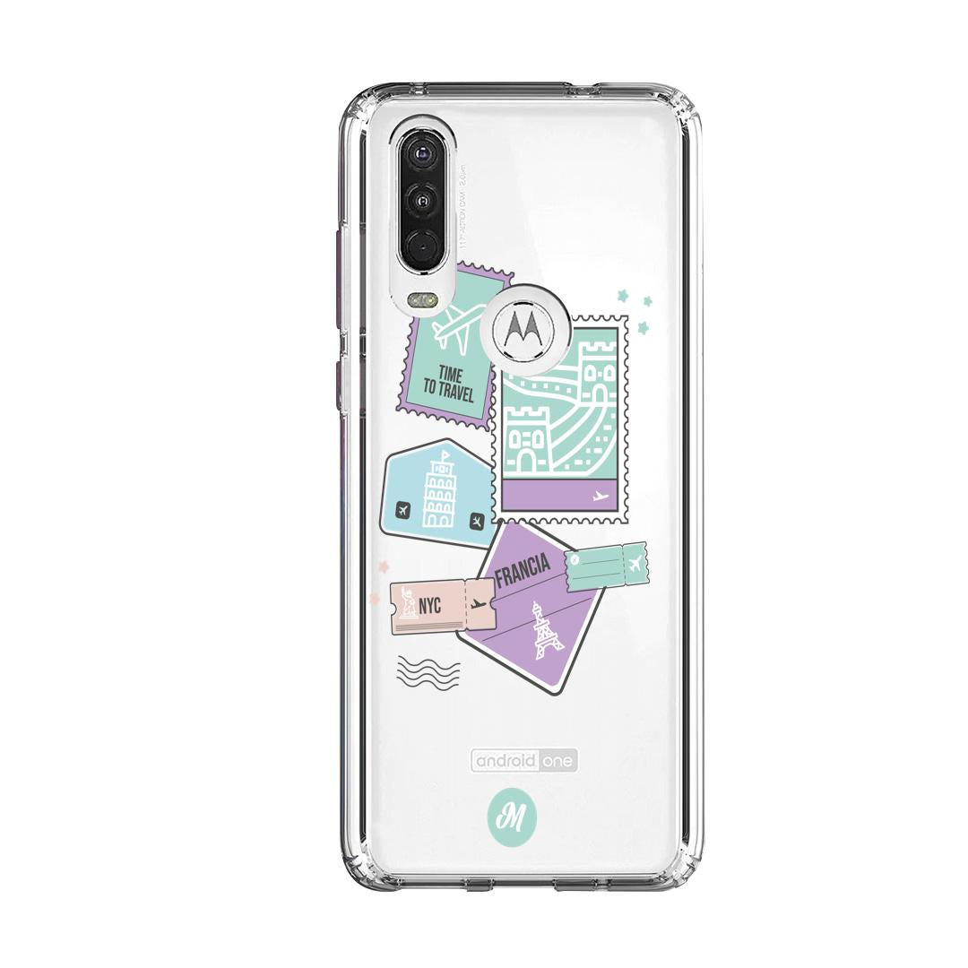 Cases para Motorola One Action Travel case Remake - Mandala Cases