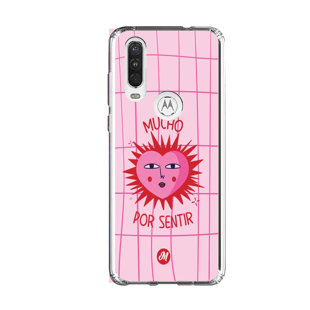 Cases para Motorola One Action MUCHO POR SENTIR - Mandala Cases