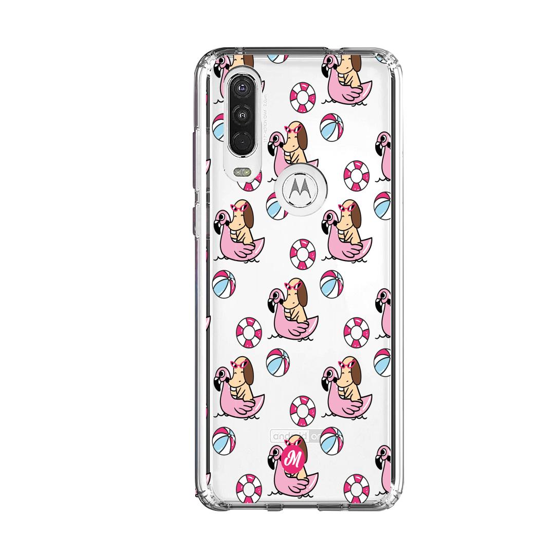 Cases para Motorola One Action Perrito parchado - Mandala Cases