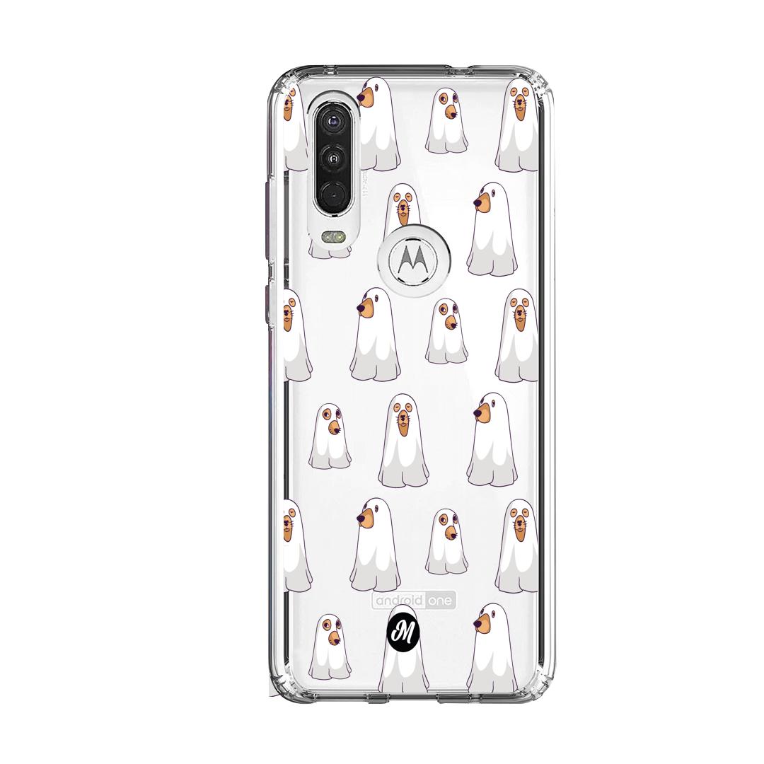 Cases para Motorola One Action Perros fantasma - Mandala Cases