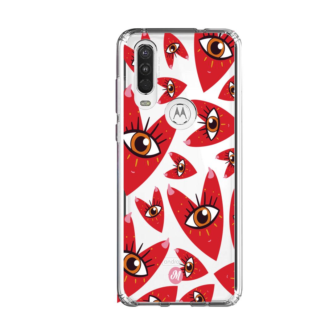 Cases para Motorola One Action CORAZÓN ENCANTADO - Mandala Cases