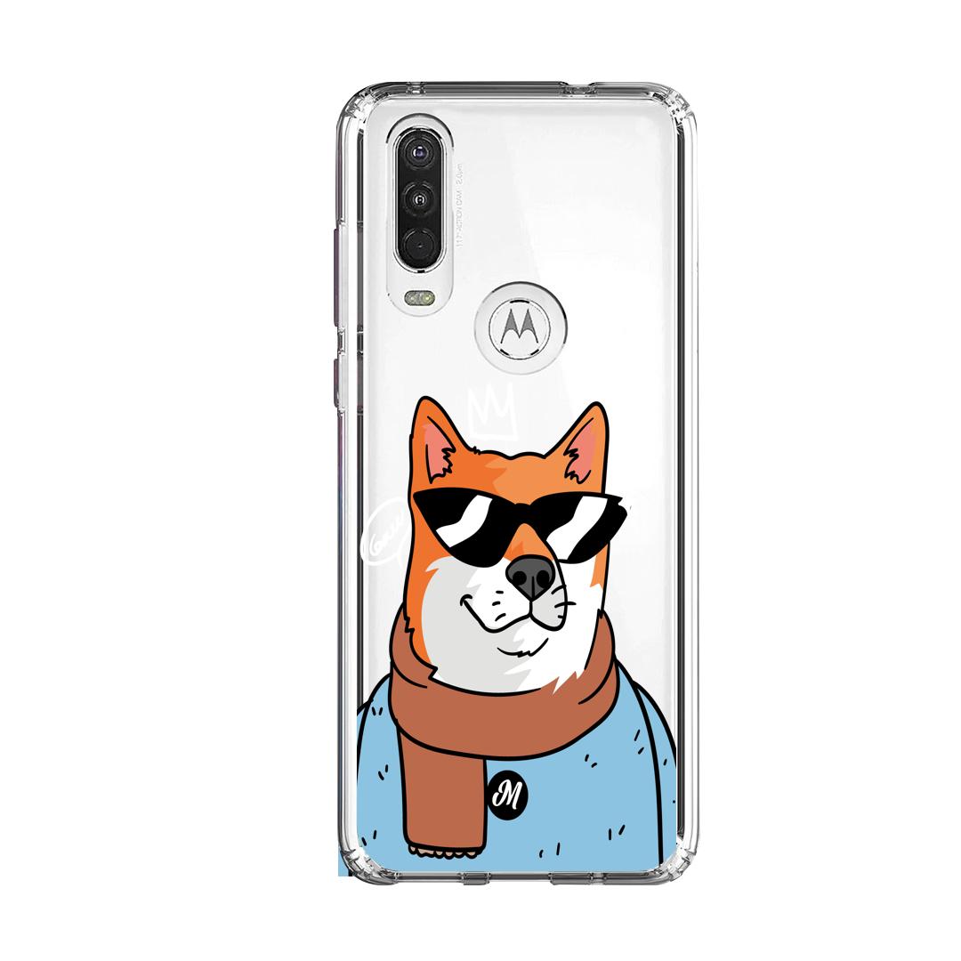 Cases para Motorola One Action Perrito fachero - Mandala Cases