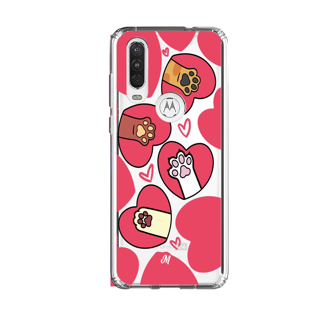 Cases para Motorola One Action AMOR DE GATOS - Mandala Cases