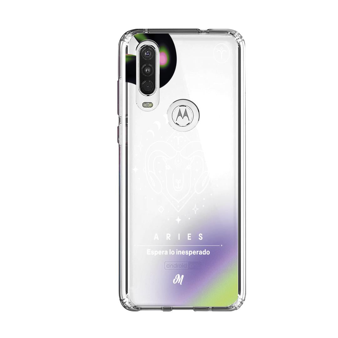 Cases para Motorola One Action ARIES 24 TRANSPARENTE - Mandala Cases