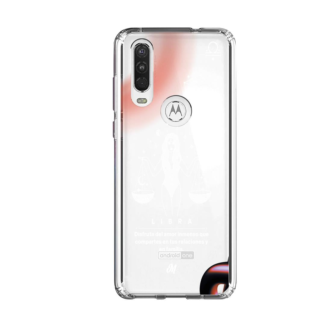 Cases para Motorola One Action LIBRA 24 TRASNPARENTE - Mandala Cases