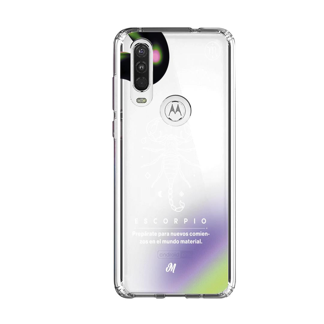 Cases para Motorola One Action ESCORPIO 24 TRANSPARENTE - Mandala Cases