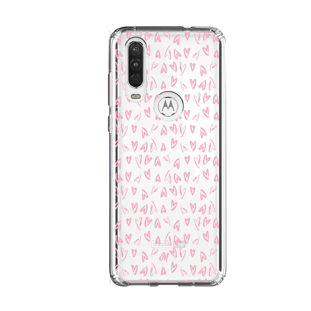 Cases para Motorola One Action Corazónes Coquette - Mandala Cases