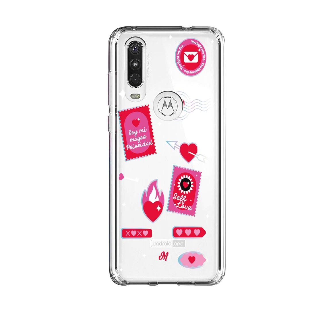 Cases para Motorola One Action Amor Interior - Mandala Cases