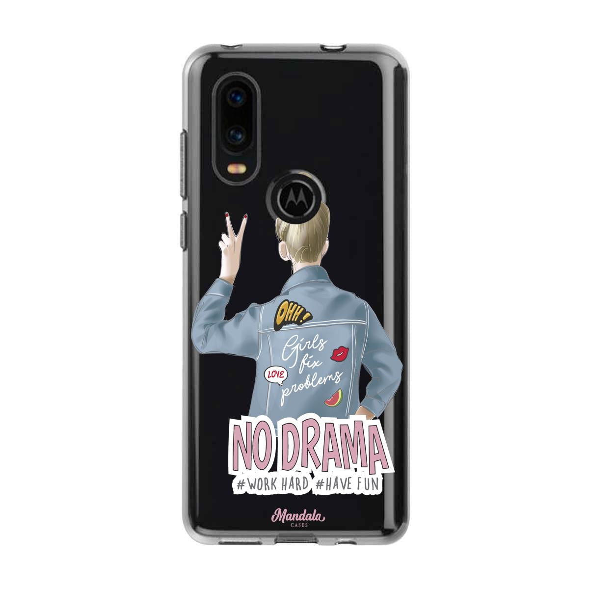 Case para Motorola P40 Funda No Drama  - Mandala Cases