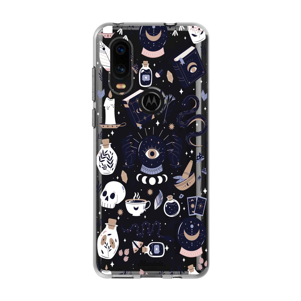 Case para Motorola P40 Funda Magia Pura  - Mandala Cases