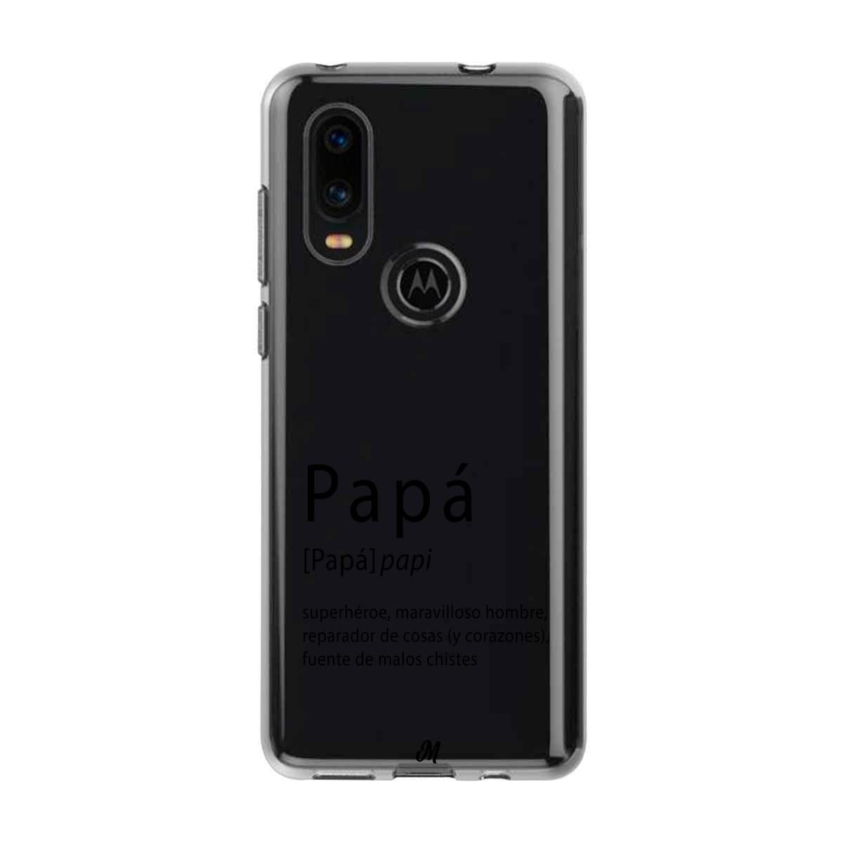 Case para Motorola P40 Funda papá  - Mandala Cases