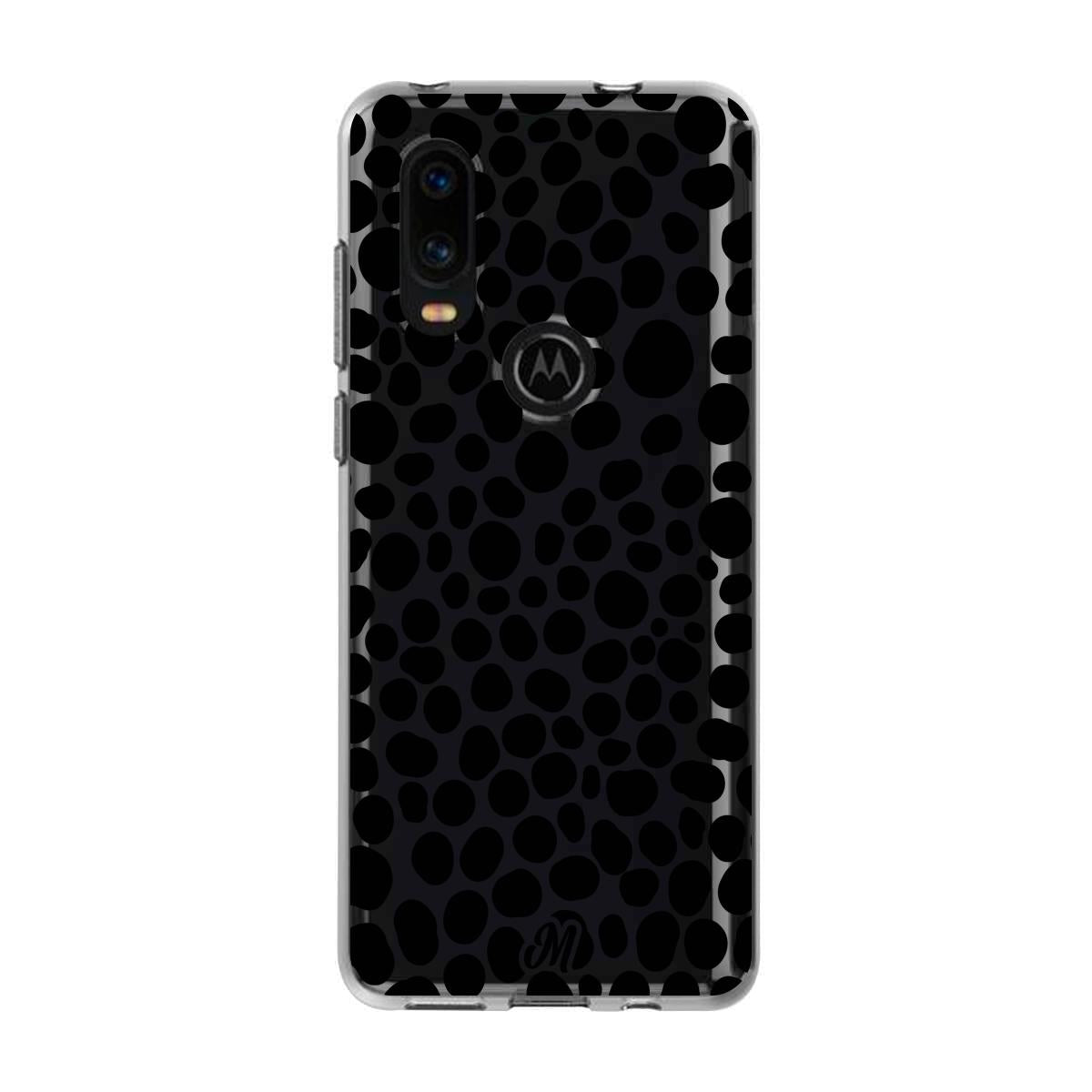 Case para Motorola P40 de Manchas oscuras - Mandala Cases