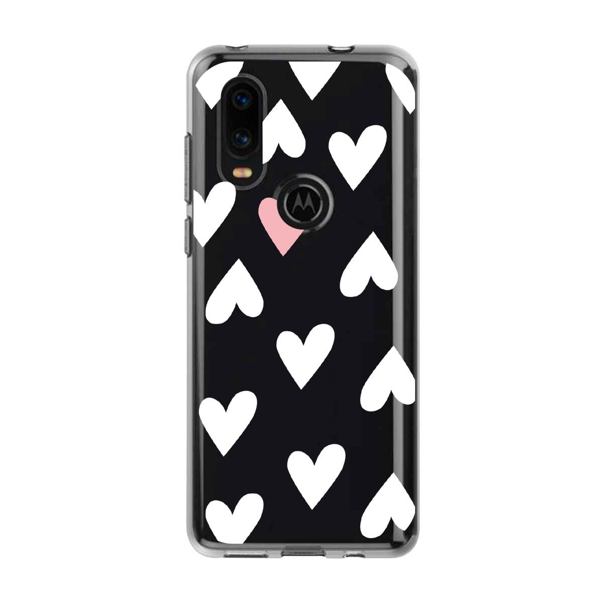 Case para Motorola P40 de Corazón - Mandala Cases