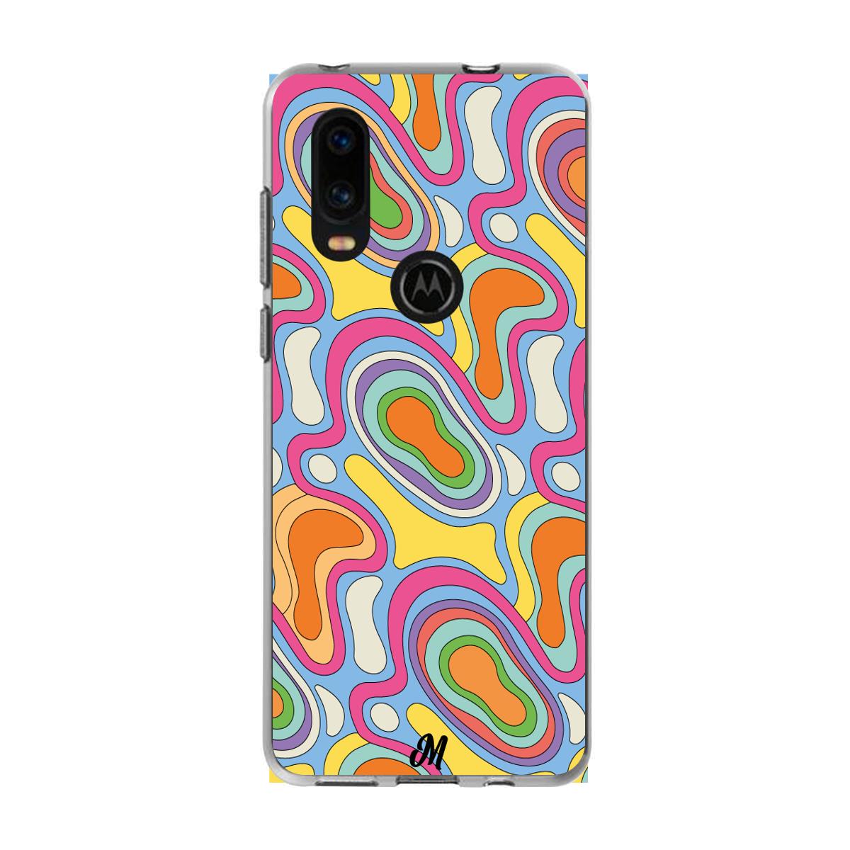 Case para Motorola P40 Hippie Art   - Mandala Cases