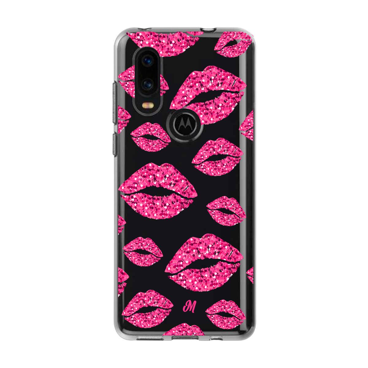 Case para Motorola P40 Glitter kiss - Mandala Cases