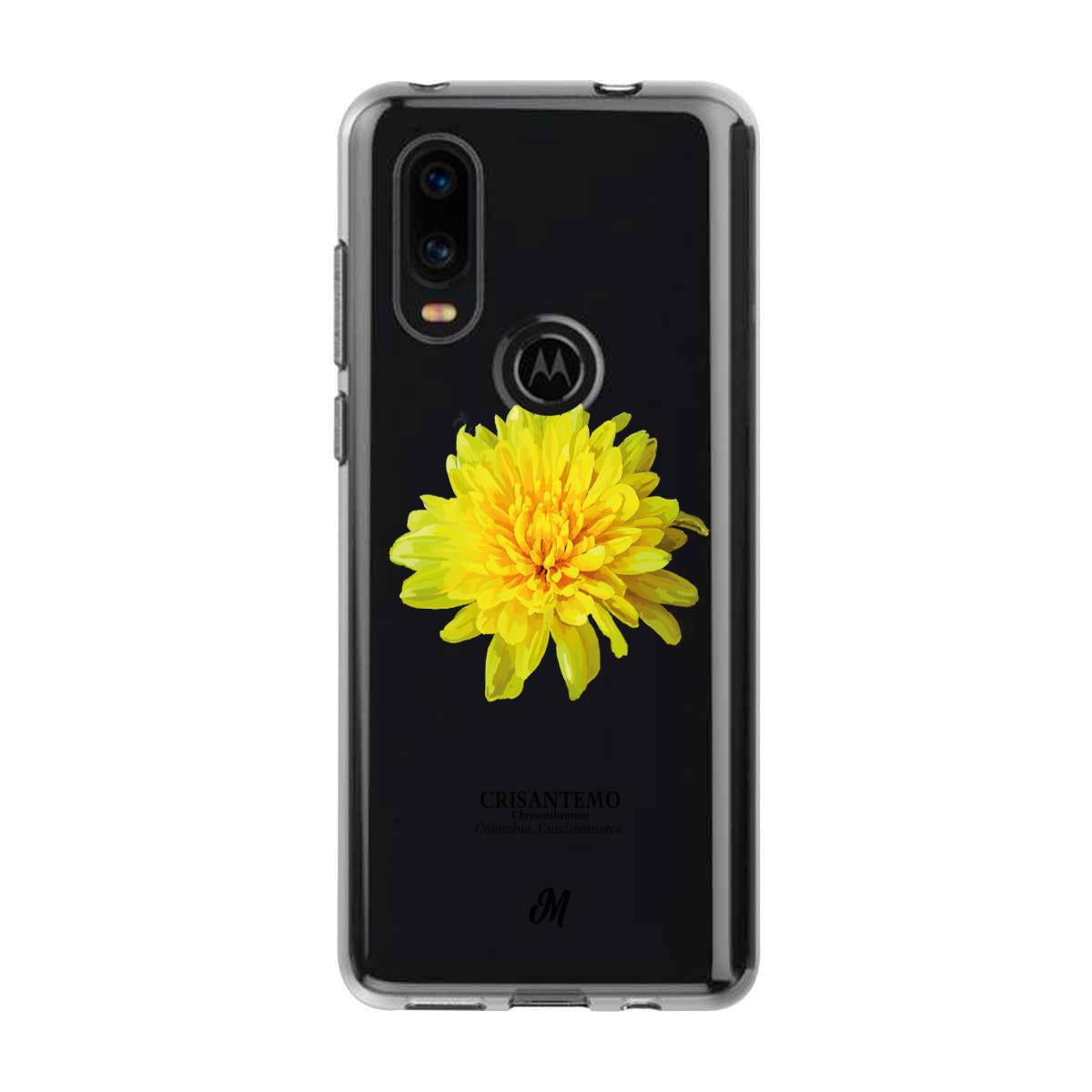 Case para Motorola P40 Crisantemo - Mandala Cases