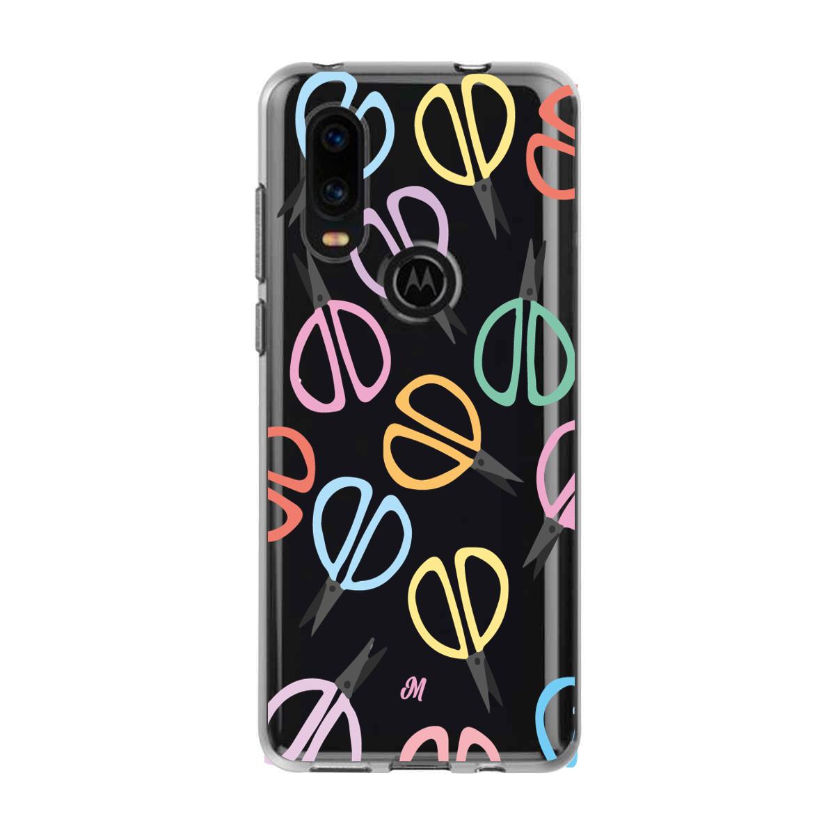 Case para Motorola P40 Color Scissors - Mandala Cases