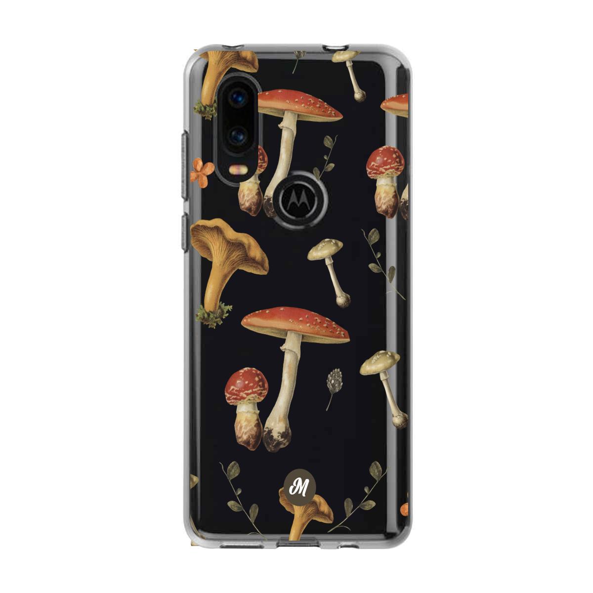 Cases para Motorola P40 Mushroom texture - Mandala Cases