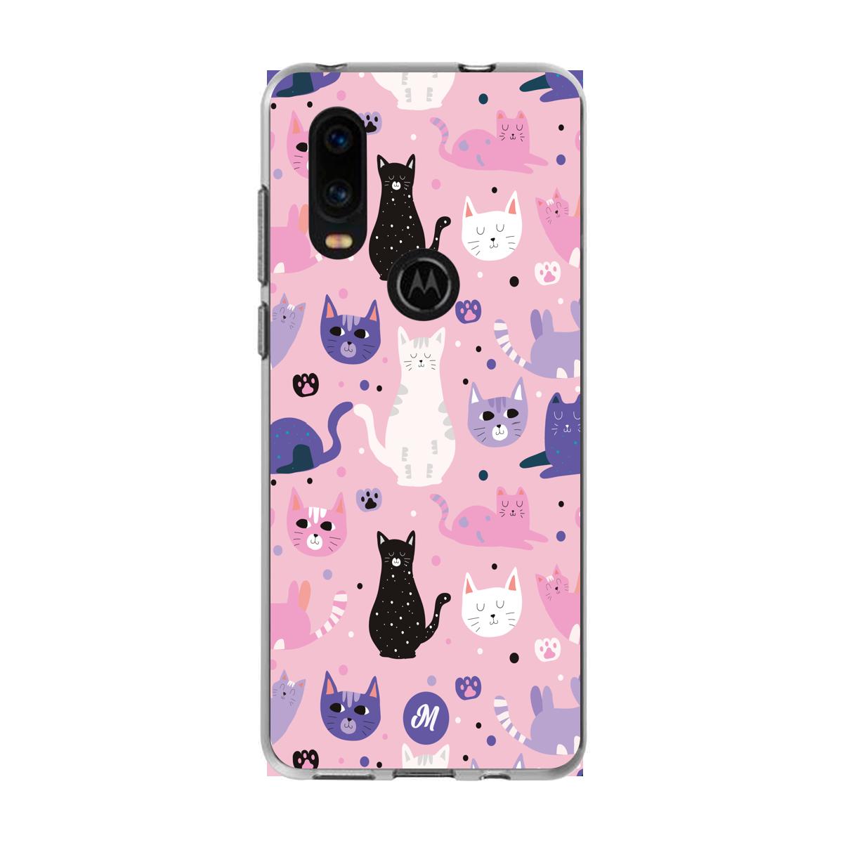 Cases para Motorola P40 Cat case Remake - Mandala Cases