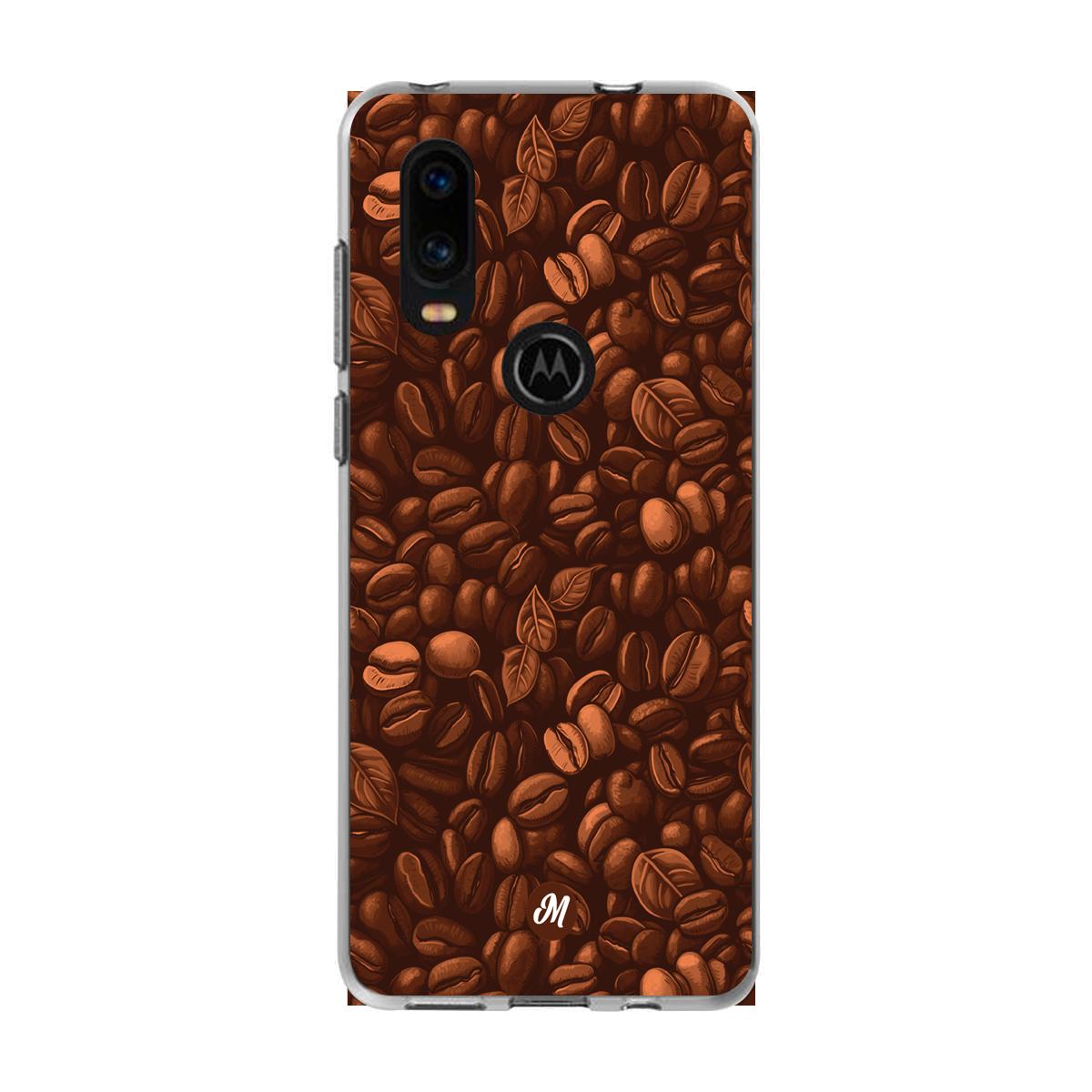 Cases para Motorola P40 Coffee - Mandala Cases
