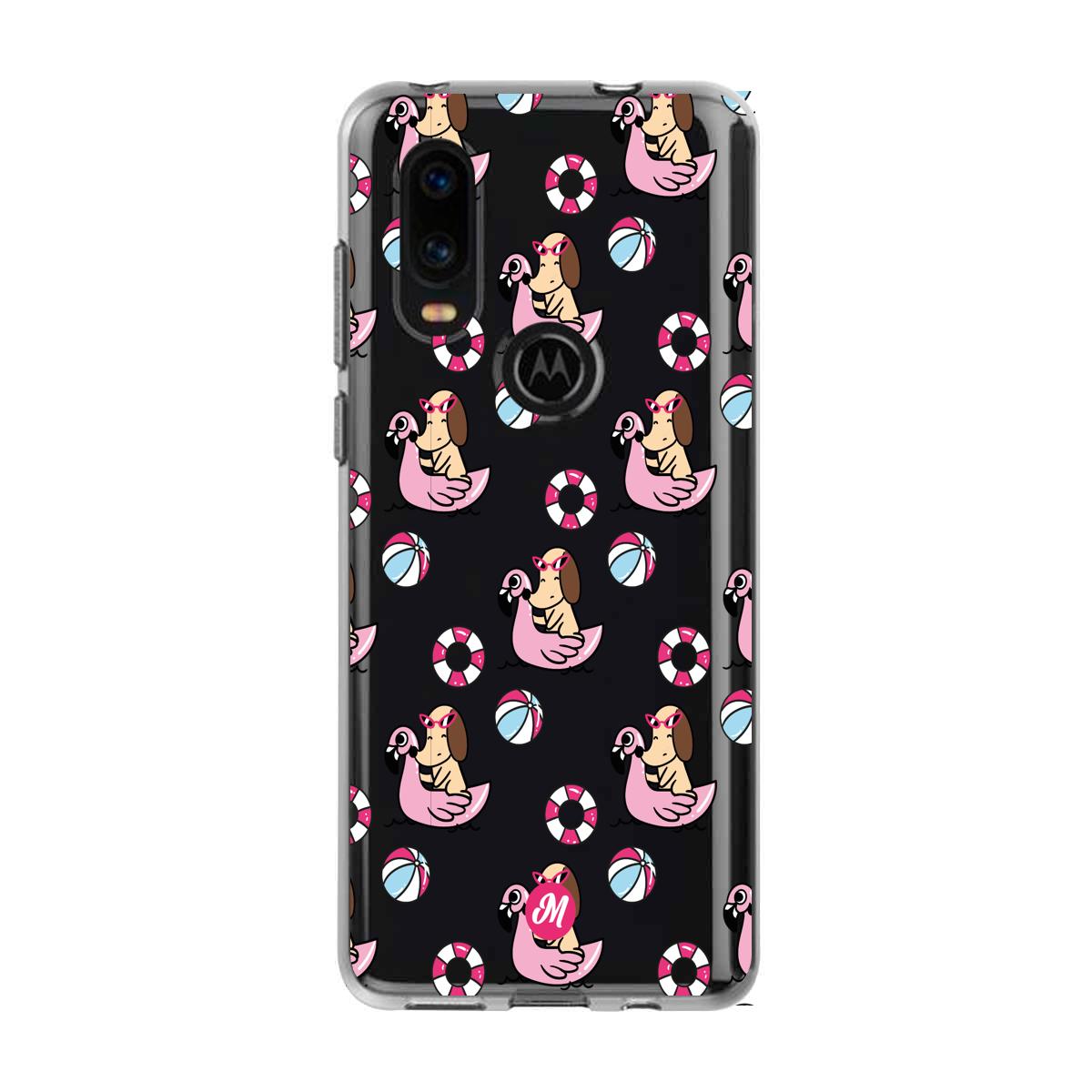 Cases para Motorola P40 Perrito parchado - Mandala Cases