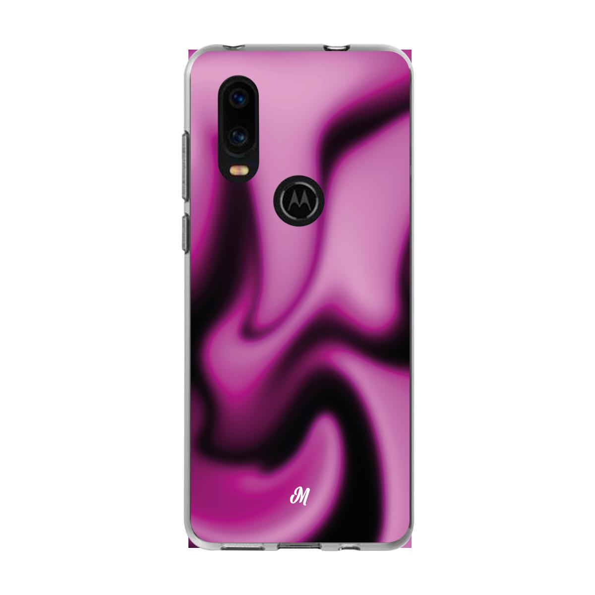 Cases para Motorola P40 Purple Ghost - Mandala Cases
