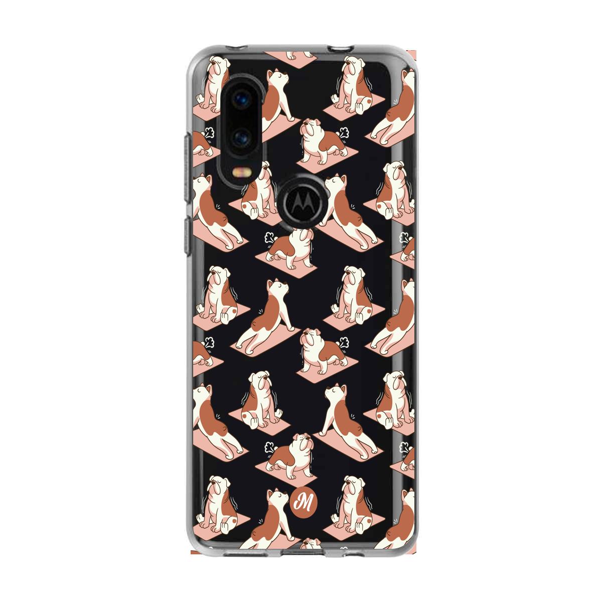 Cases para Motorola P40 YOGA BULLDOG - Mandala Cases