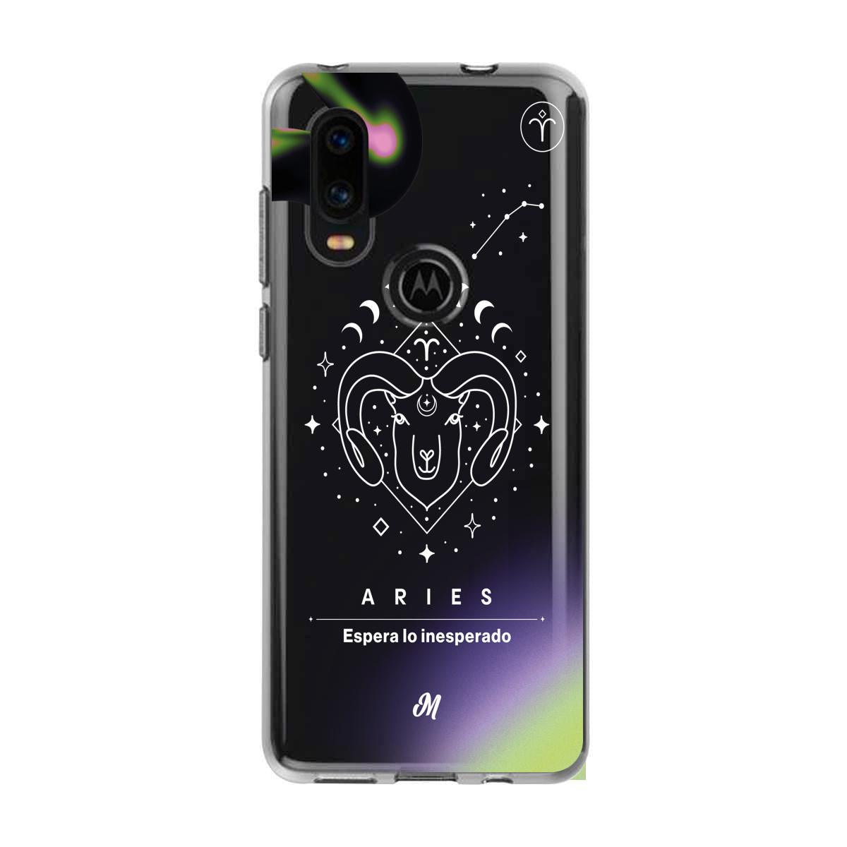 Cases para Motorola P40 ARIES 24 TRANSPARENTE - Mandala Cases