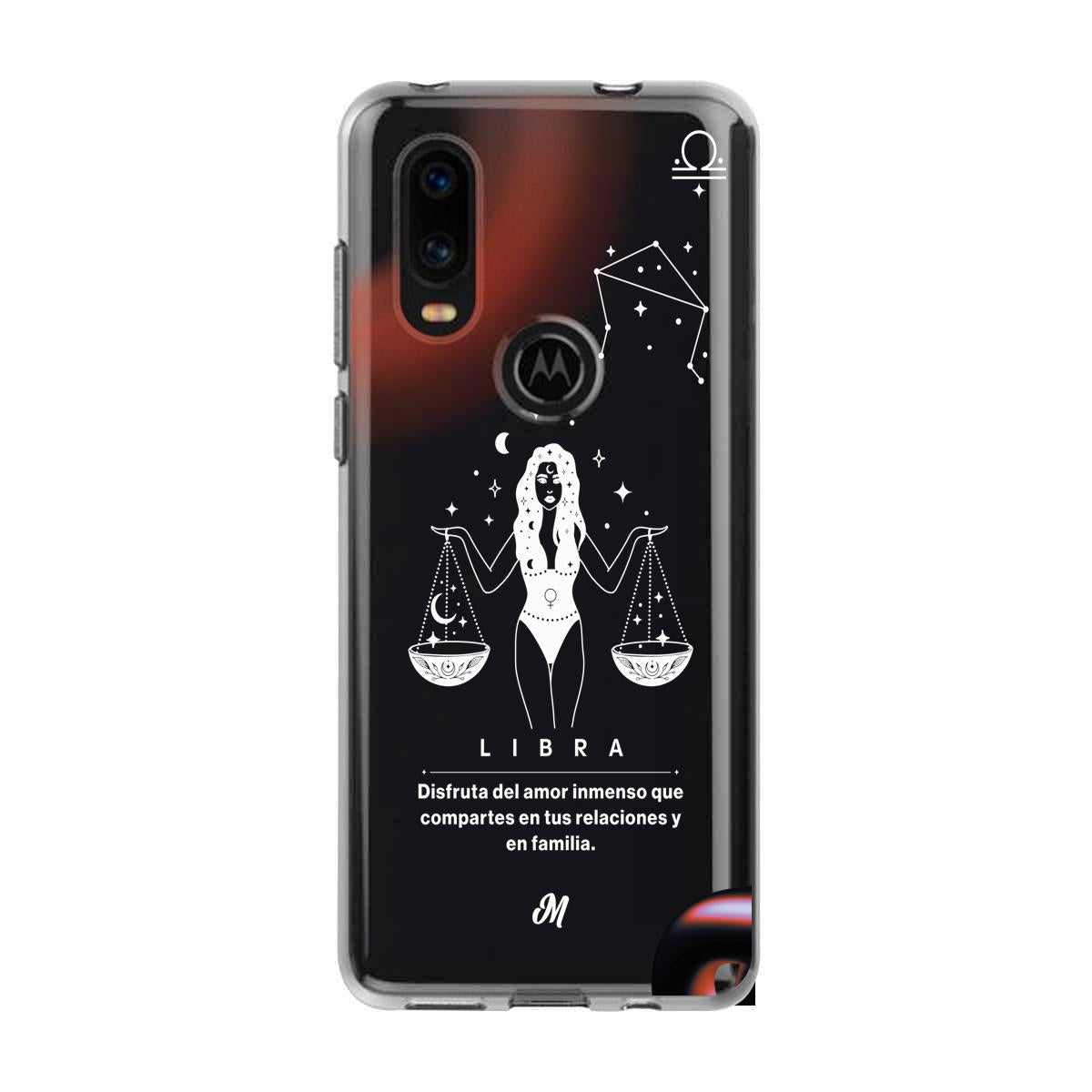 Cases para Motorola P40 LIBRA 24 TRASNPARENTE - Mandala Cases