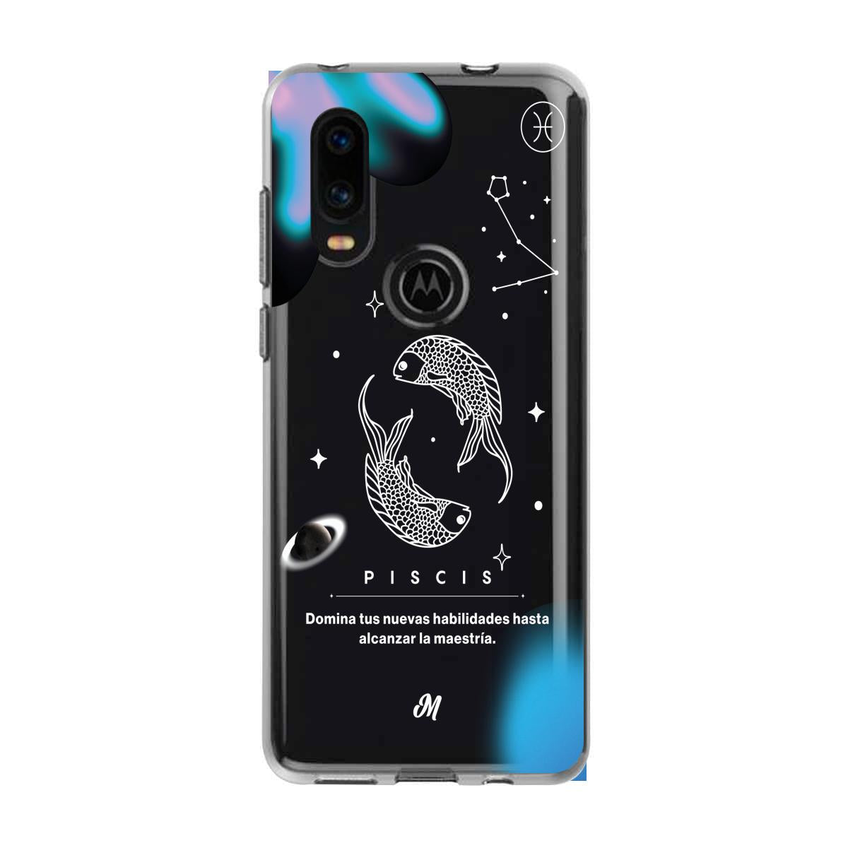 Cases para Motorola P40 PISCIS 24 TRANSPARENTE - Mandala Cases