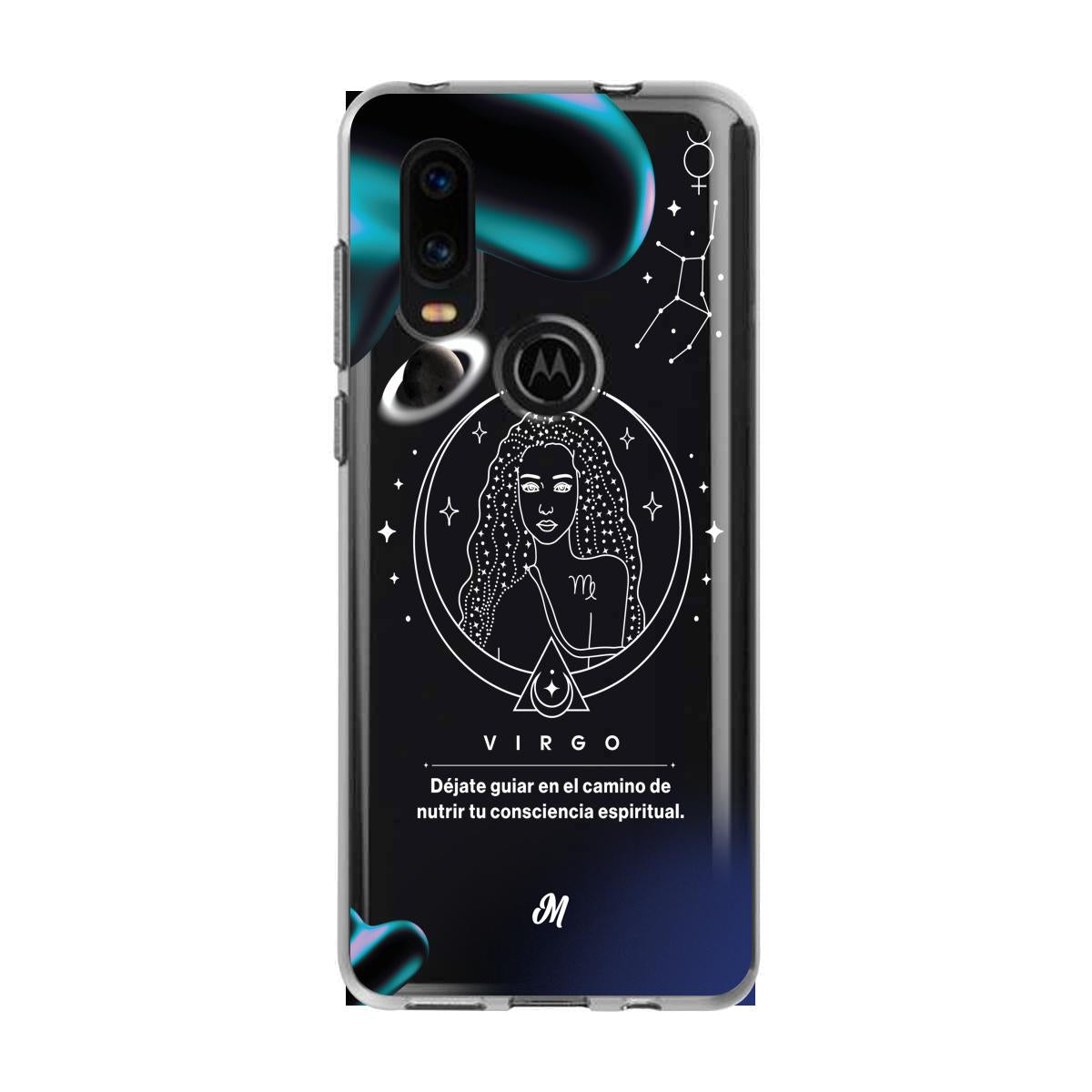 Cases para Motorola P40 VIRGO 24 TRANSPARENTE - Mandala Cases
