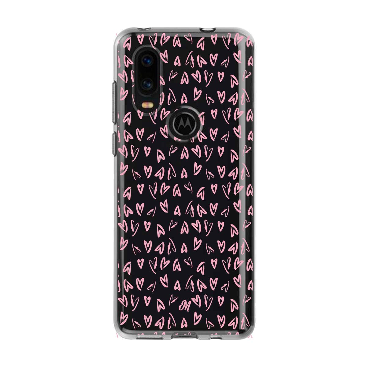 Cases para Motorola P40 Corazónes Coquette - Mandala Cases