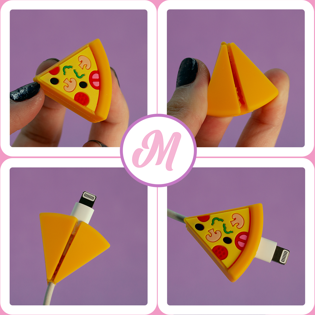 Pizza Protector de Cable - Mandala Cases