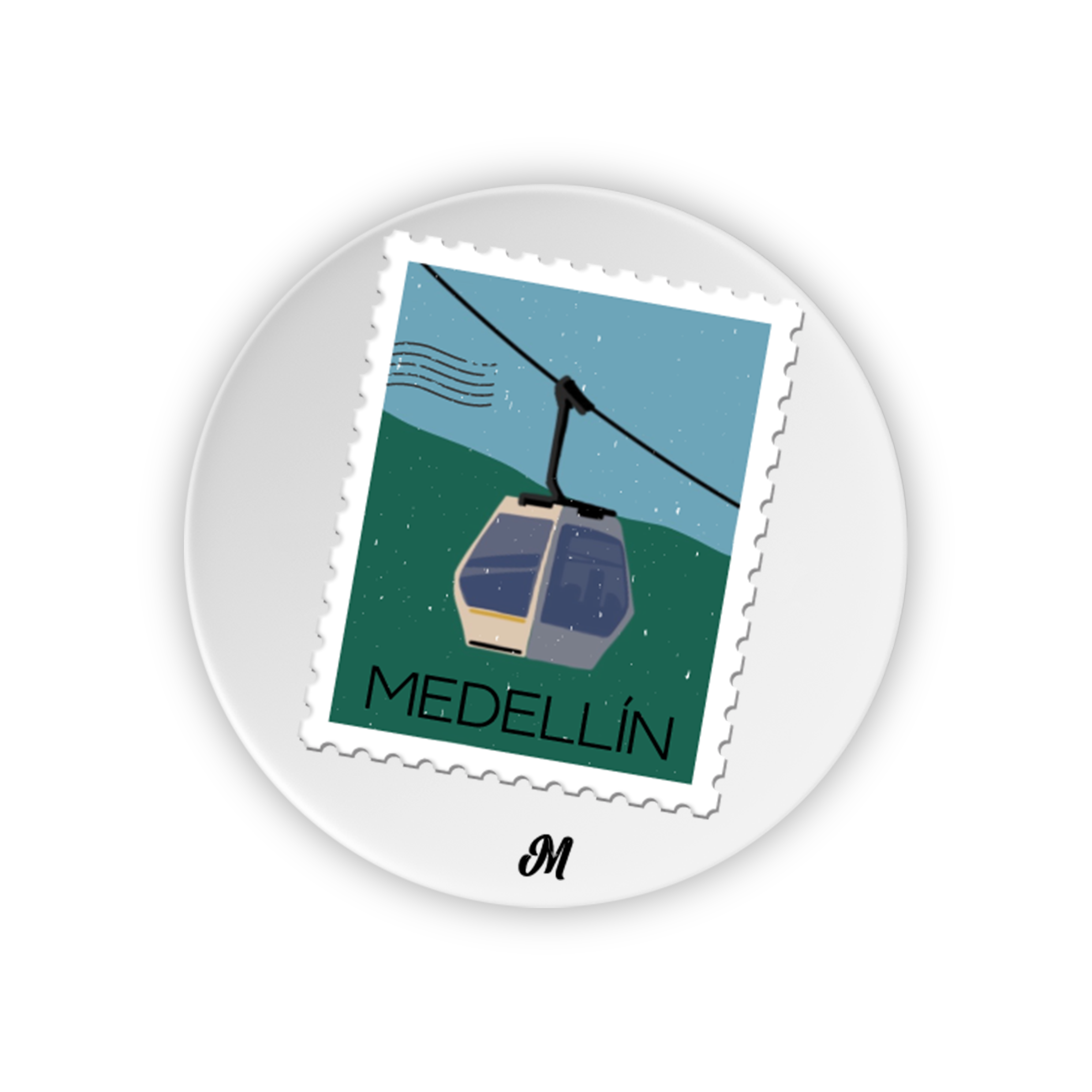 Stamp Medellín Phone holder - Mandala Cases