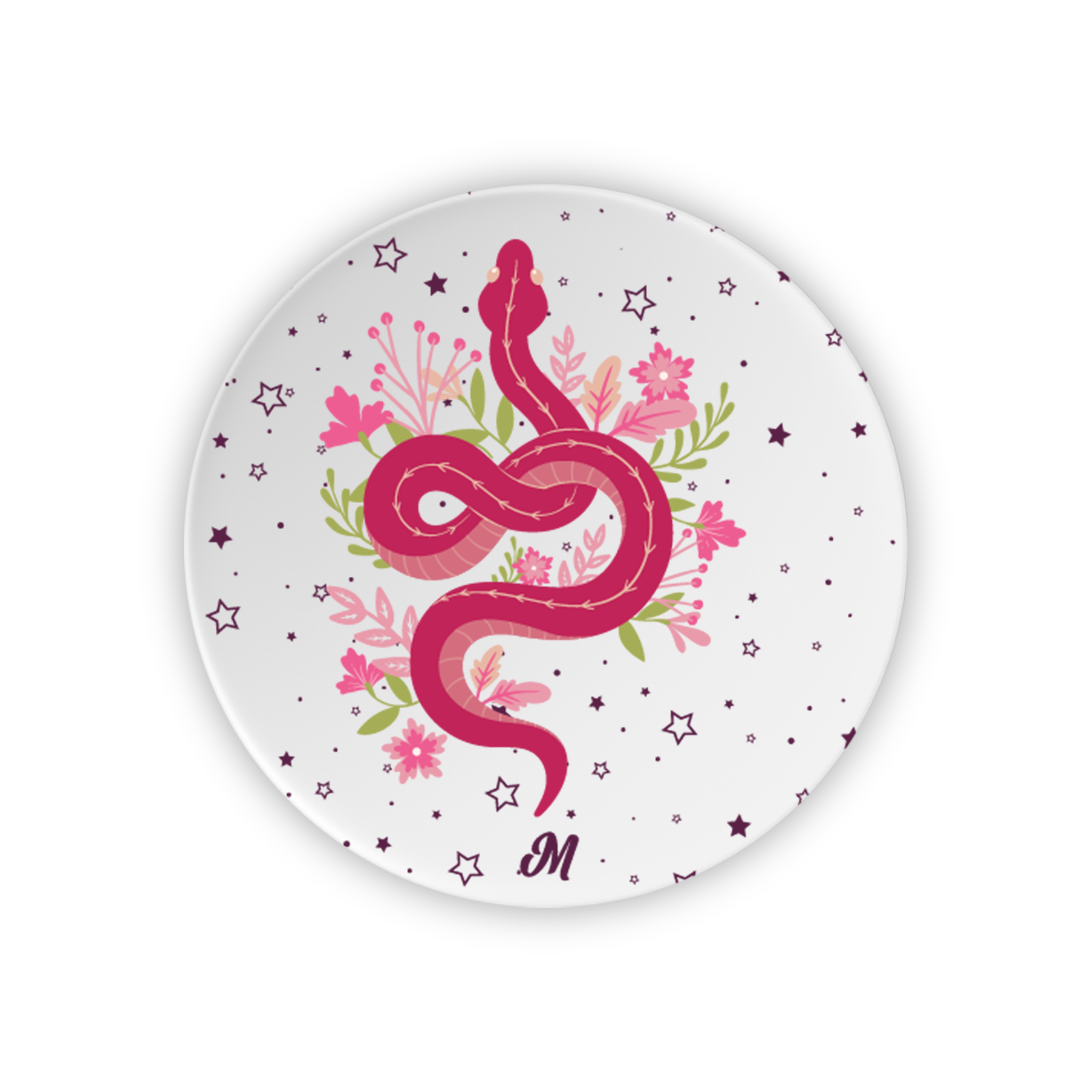 Pink Snake Phone holder - Mandala Cases sas